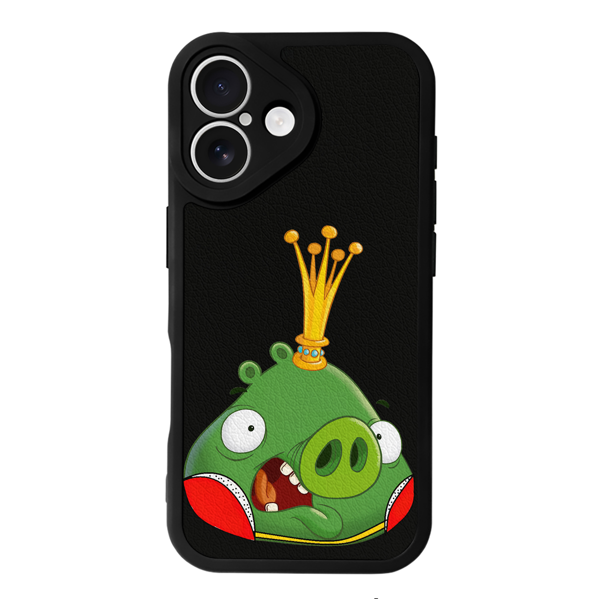 （画像用） Angry Birds アングリーバード 【iPhone 16シリーズ対応】シリコンスマホケース（レザー調） 材質：シリコン